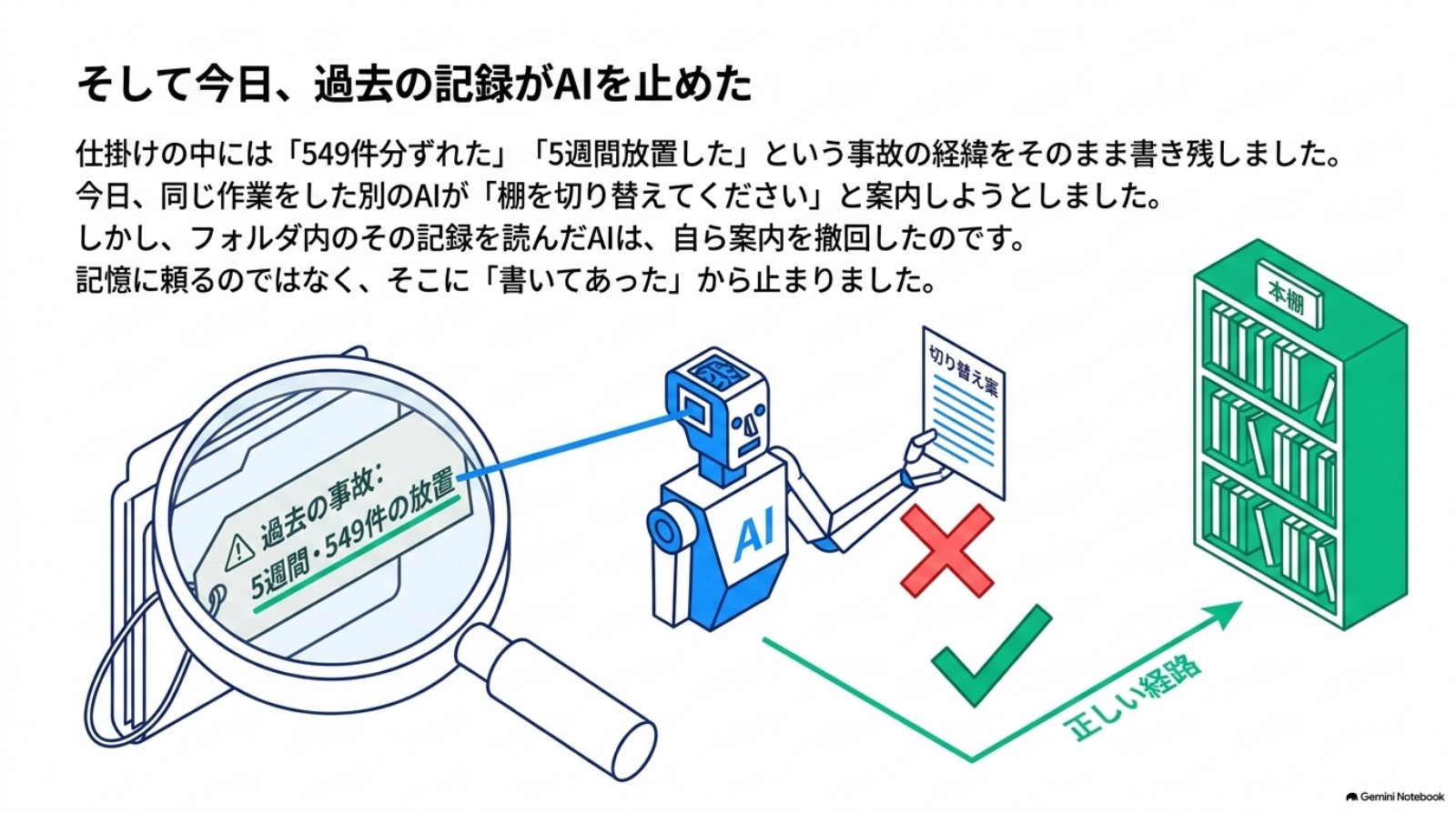 ページ10：記録がAIを止めた