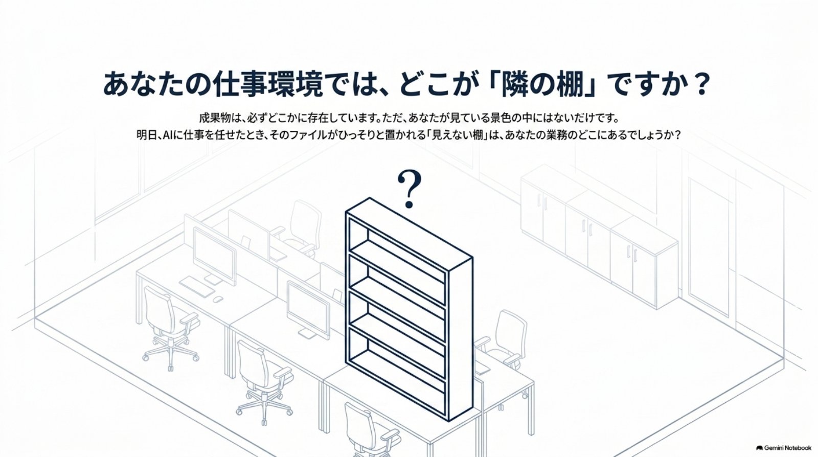 ページ13：あなたの隣の棚はどこか